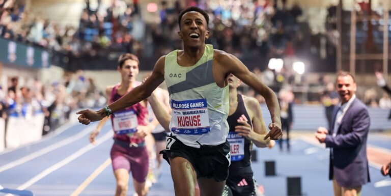 Yared Nuguse bat le record du monde en milieu intérieur



