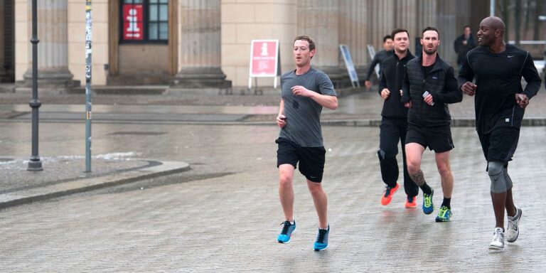 Mark Zuckerberg vient de courir un autre 5k fort, mais a pris un coup subtil à son époque



