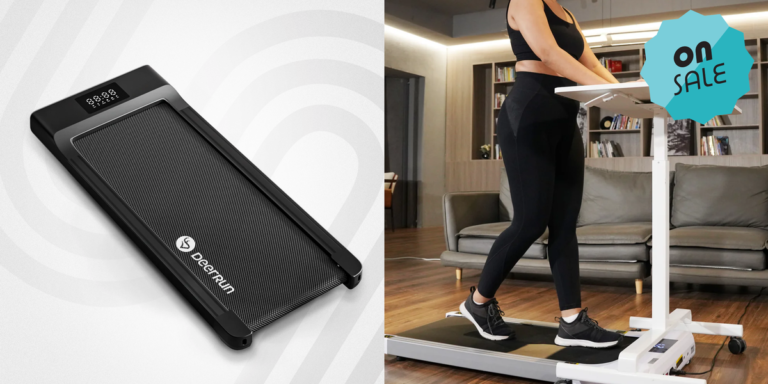 Notre tapis roulant de bureau abordable préféré est devenu moins cher: magasinez 22% sur le coussin de marche Deerrun



