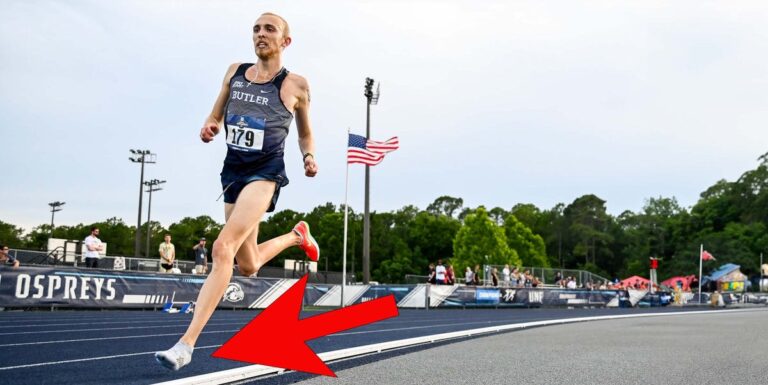 Il s'est qualifié pour les championnats de la NCAA avec une seule chaussure. Heureusement, il a pratiqué pour ça



