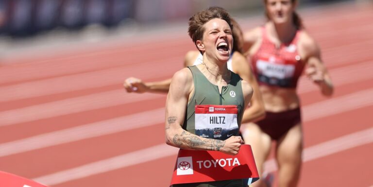 Nikki Hiltz remporte le sixième titre consécutif américain dans le 1500 - Amid un dernier tour carnage



