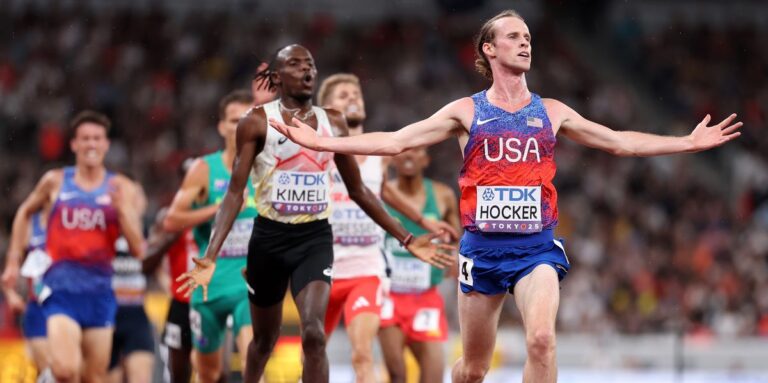 Après un DQ dans le 1500, Cole Hocker obtient une rachat et remporte le 5K aux championnats du monde



