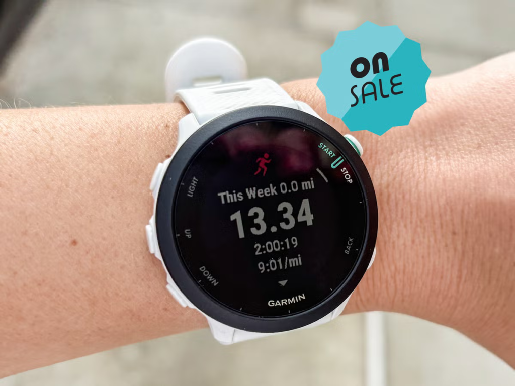 La montre GPS Forerunner 55 de Garmin est à 35 % de réduction sur Amazon
