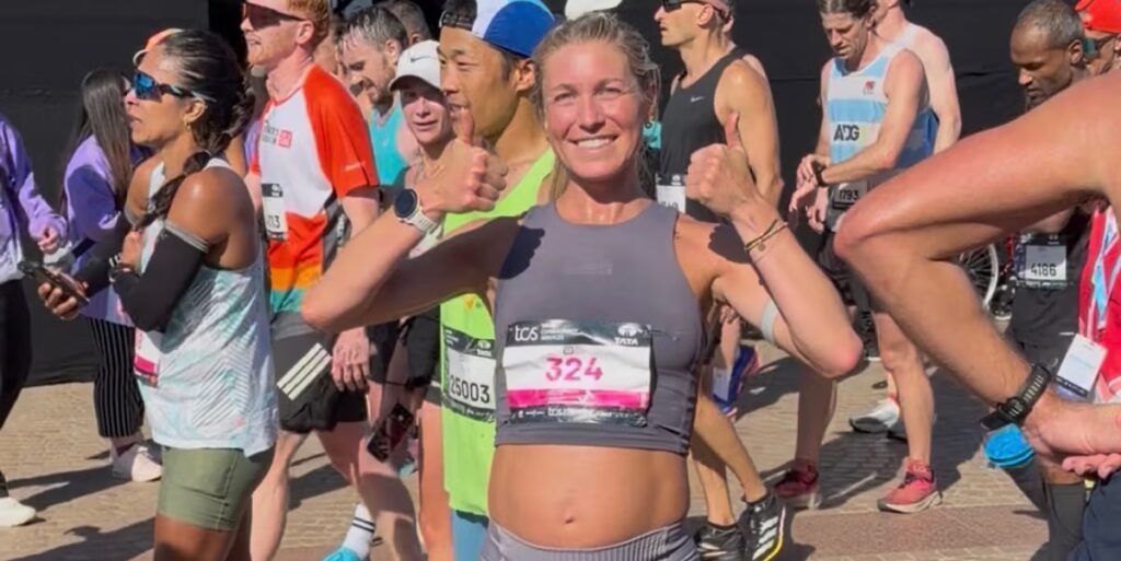 Cette future maman a couru un marathon de 2h59, alors qu'elle était enceinte de 8 mois
