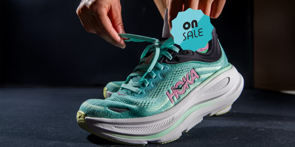 L'entraîneur Bondi 9 Max-Cushion de Hoka est une réduction rare de 20 % et se vend rapidement